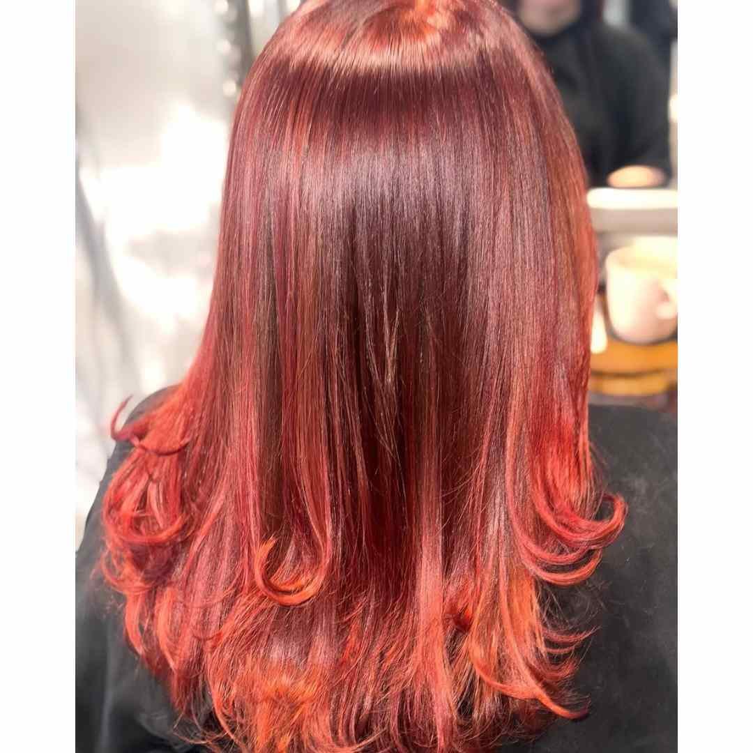 Bright colour Transformation Boujee Hair Dressing Eastbourne
