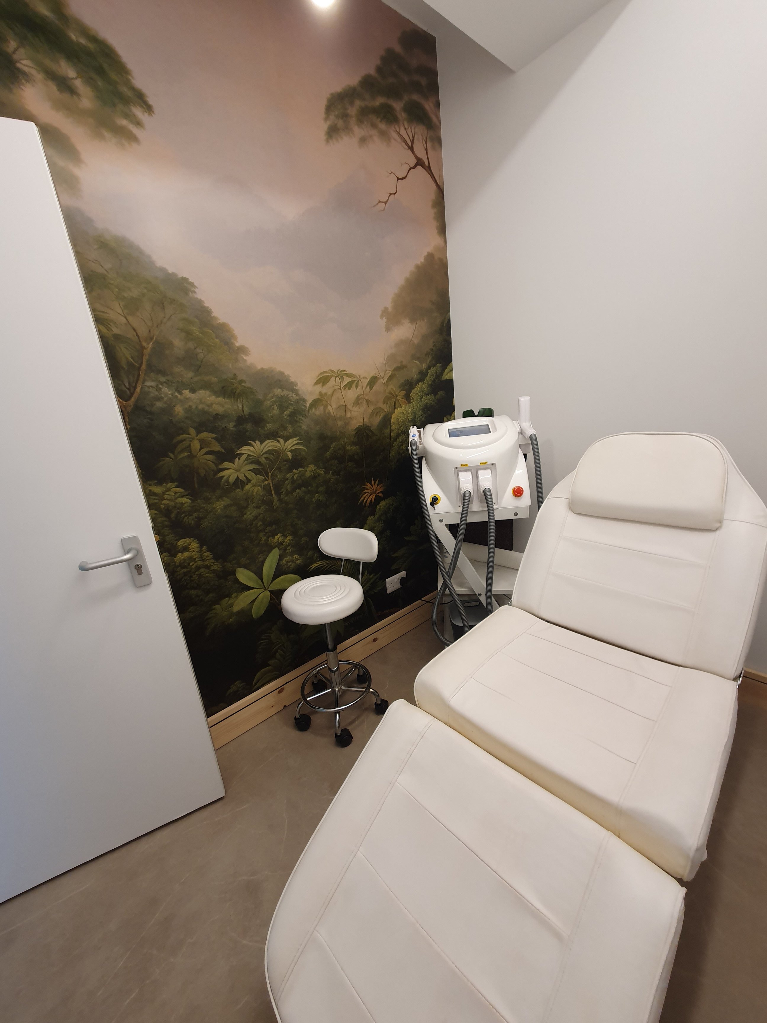 Laser Hair Removal and Tattoo Removal Treatment Room